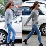 사복패션 끝판왕!! 오늘자 소녀시대 유리