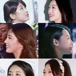 옆모습 보니까 확 알겠네, 수지 <b>압승</b>이다