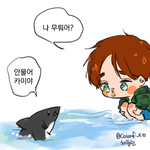 [카이] 무뤄어? <b>팬아트</b> 귀여워ㅋㅋ