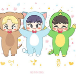 [EXO] <b>멍</b>냥<b>룡</b>즈 팬아트봐 ㅋㅋ