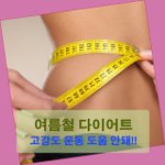 [다이어트] 여름철 다이어트 방법 따로 있다. 고강도 운동 도움...