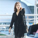 한결같은 아름다움의 대명사 여신 한지민의 공항패션