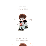 [시우민] 먹이주머니가 비밀인 시우민 <b>팬아트</b> ㅋㅋ