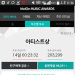[EXO] <b>MMA</b>멜론뮤직어워드 순위및 11시차트 엑소 음원순위