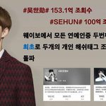 [세훈] (경축)세훈 웨이보 개인 태그 백억돌파