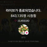 [방탄소년단] 시청<b>자수</b> 하트수 대박