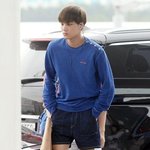 [카이] 파란 <b>청반바지</b>