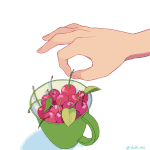 [시우민] 체리슈의 <b>보호색</b>ㅋㅋ