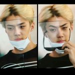 [EXO] 눈썹을 자유<b>자재</b>로움직이는 귀욤훈