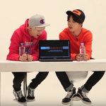 [방탄소년단] <b>슈</b>가 지민 앉아있는거 ㅋㅋ