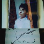 [시우민] 시우민 커피서포트분한테 싸인해주고 갔대 ㅠㅠ 