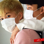 [시우민] 오늘자 시우민과 아컨>.<