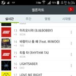 [EXO] 6시차트 3곡 <b>연속</b>으로 쫘르륵 
