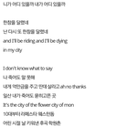 [방탄소년단] 마시티 가사 (갤펌)