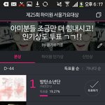 [방탄소년단] 서가대인기상이아니라...