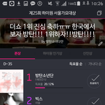[방탄소년단] 현재 서가대 <b>투표율</b>!