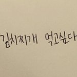 다들 자기 <b>글씨체</b> 올려보자!!