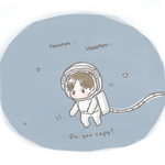 [시우민] 우주에서 <b>열일</b>하는 슈냥이(시우민팬아트)