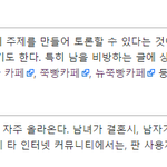 [사진] 판녀가여성을<b>비하</b>하는단어네