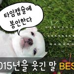 [펀펀펀] 2015년을 웃긴 말 <b>BEST</b>  '타임캡슐에 봉인한다' 
