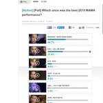 [EXO] 마마 <b>최고의</b>무대 투표나해라 정신나간것들아