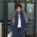 [소녀시대] 파란색 성애자같은 유리 공항패션 ㅋㅋ