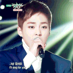 [EXO] 뮤뱅 시우민 움짤 왔오