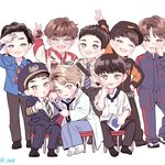 [EXO] 어제 음중 엑소 <b>팬아트</b> 이거 귀여워