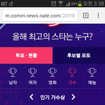 [EXO] 네이트 <b>연예</b> 올해 최고의 스타는?
