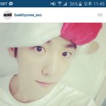 [EXO] 백현 인별 업뎃  ㅠㅠ