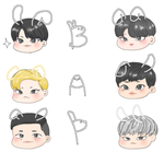 [BAP] 애들그렸는데 누군지 알아보겠어??