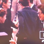 [시우민] <b>대선배님</b>이랑 인사하는 시우민~!!