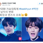 [백현] 백현, 내 남자의 변화 눈화장과 렌즈의 <b>조화</b>