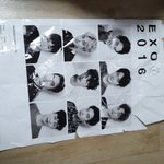 [EXO] 나 <b>포스터</b>찢긴앤데 ㅋㅋ