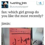 [방탄소년단] 짐니가 <b>요즘</b> 좋아하는 걸그룹