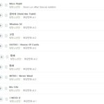 [방탄소년단] 수록곡 차트인 프로젝트 순위 변동 알리미