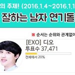 [도경수] 경수 연기돌이랑 멜로<b>남주</b> 투표 1위!!!