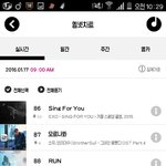 [방탄소년단] <b>음악앱</b> 런 순위모음