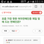 흔한 남초의 <b>쯔위</b>인기