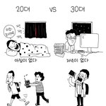 20대와 30대의 <b>차이</b>