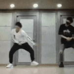 [방탄소년단] 오늘 태태앱 뱁새 움짤, 두버전이야
