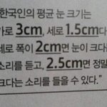 눈 크기 <b>평균</b>인지 테스트해봐