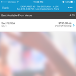 [EXO] 야 <b>LA</b> 북미콘 스탠딩석 풀림 갈사람 얼른 구매해