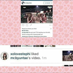 [EXO] 태연 백현 재결합? <b>네티즌들</b> 티파니 좋아요에 깜짝!