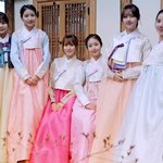 여자친구 한복 <b>자태</b>