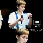 [EXO] 민석이 무슨 발표하는줄ㅋㅋ