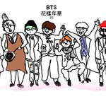 [방탄소년단] 칠방탄 그림ㅋㅋㅋ누가 내 손좀 때려줘;;;;