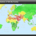 국가별 이성 꼬시기 난이도