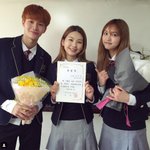 모델 김진경 졸업사진