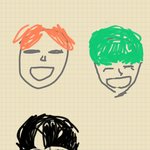 [방탄소년단] 이거 .....ㅋㅋㅋㅋ그냥 심심해ㅓ 그려봣는디.....
